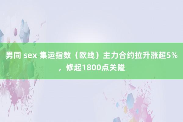 男同 sex 集运指数（欧线）主力合约拉升涨超5%，修起1800点关隘